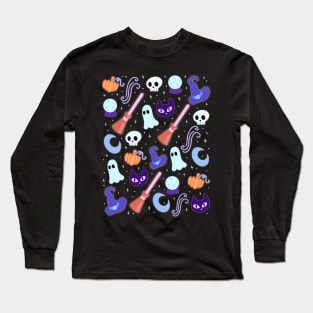 Brooms, Magic, and Ghosts, Oh My! Long Sleeve T-Shirt